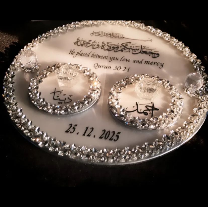 Customized Resin Engagement Ring Tray