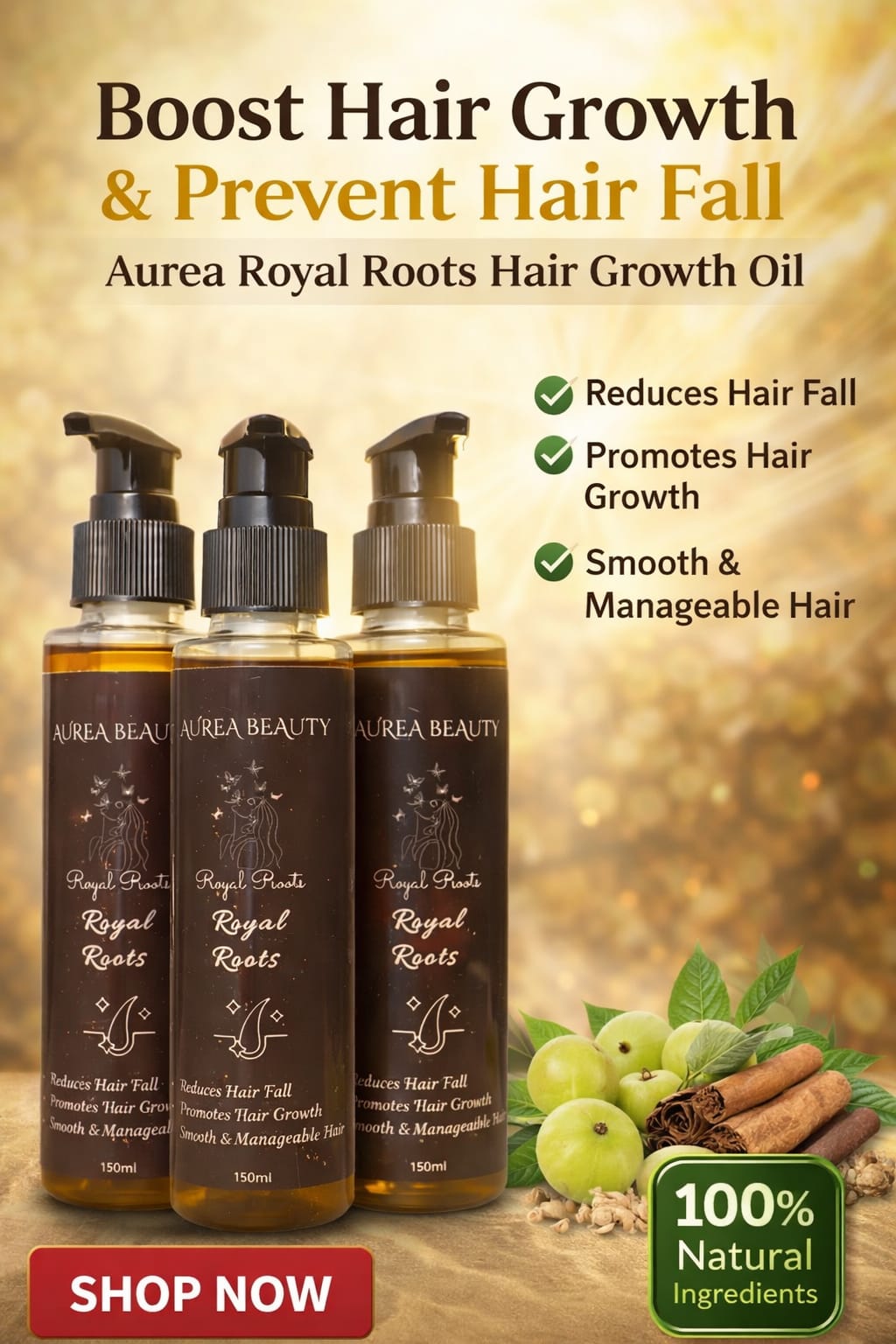Aurea beauty Royal roots hairoil