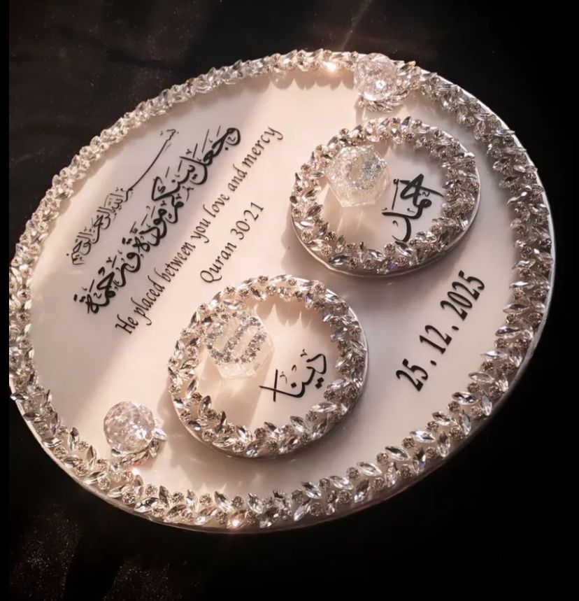 Customized Resin Engagement Ring Tray