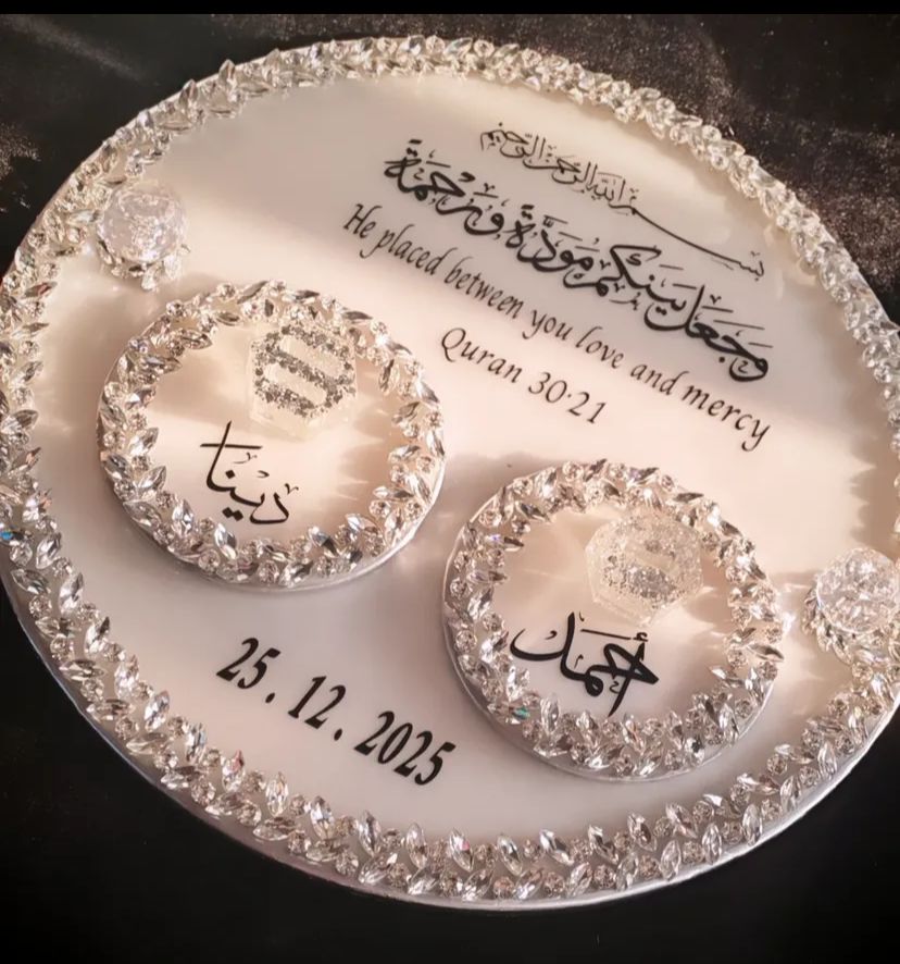 Customized Resin Engagement Ring Tray